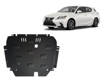 Pohjapanssari Lexus CT (2011➟), moottori, vaihdelaatikko, j&auml;&auml;hdytin, ter&auml;st&auml;