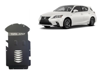 Pohjapanssari Lexus CT (2011➟), katalysaattori, ter&auml;st&auml;