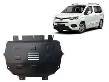 Pohjapanssari Toyota Proace (2019➟), moottori, vaihdelaatikko, j&auml;&auml;hdytin, ter&auml;st&auml;