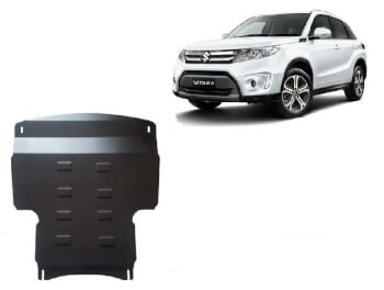 Pohjapanssari Suzuki Vitara (2015-2023), moottori, vaihdelaatikko, ter&auml;st&auml;