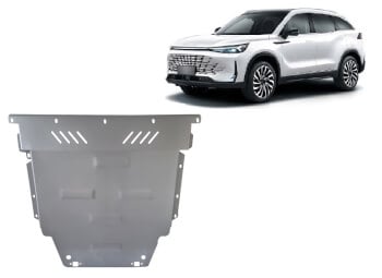 Pohjapanssari Baic X75 (2023➟), moottori, vaihdelaatikko, j&auml;&auml;hdytin, alumiinia
