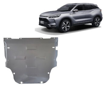 Pohjapanssari Baic X75 (2020-2023), moottori, vaihdelaatikko, j&auml;&auml;hdytin, alumiinia