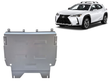 Pohjapanssari Lexus UX (2019➟), moottori, vaihdelaatikko, j&auml;&auml;hdytin, alumiinia