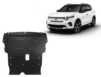 Pohjapanssari Citro&euml;n C3 (2025➟), moottori, vaihdelaatikko, ter&auml;st&auml;