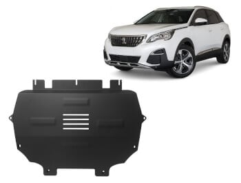 Pohjapanssari Peugeot 3008 (2017➟), moottori, vaihdelaatikko, j&auml;&auml;hdytin, ter&auml;st&auml;