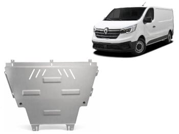 Pohjapanssari Renault Trafic (2022➟), moottori, vaihdelaatikko, jäähdytin, alumiinia