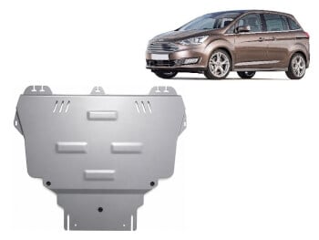 Pohjapanssari Ford C-Max (2010-2019), moottori, vaihdelaatikko, alumiinia