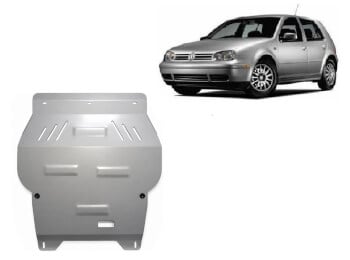 Pohjapanssari Volkswagen Golf (1998-2006), moottori, vaihdelaatikko, jäähdytin, etupuskuri, alumiinia