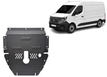 Pohjapanssari Nissan Interstar (2024➟), moottori, vaihdelaatikko, jäähdytin, terästä