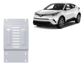 Pohjapanssari Toyota C-HR (2016-2023), katalysaattori, alumiinia