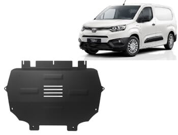 Pohjapanssari Toyota Proace City (2019➟), moottori, vaihdelaatikko, jäähdytin, terästä