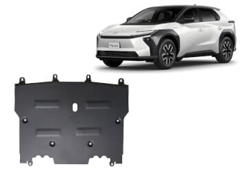 Pohjapanssari Toyota BZ4X (2022➟), moottori, vaihdelaatikko, terästä