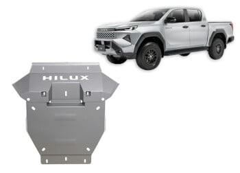 Pohjapanssari Toyota Hilux (2026➟), moottori, jäähdytin, alumiinia