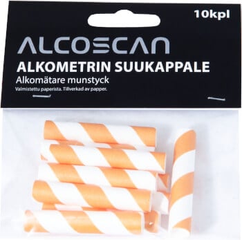 Suukappale alkometriin 10 kpl (paperi), Alcoscan