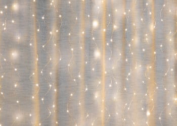 Valoverho 400 LED - l&auml;mmin valkoinen (20 x 2 m), Finnlumor