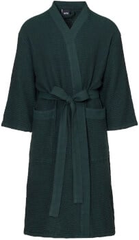 Kylpytakki, musta/tummanvihreä, Rento