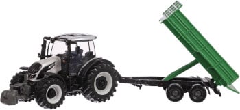 Lelu Traktori ja per&auml;k&auml;rry Valtra, Bburago