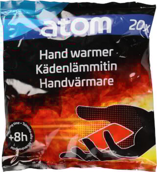 Kädenlämmitin 20 kpl pakkaus, Atom