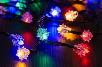 Jouluvalo valoketju 40 LED - Retro monivärinen (8 m), Finnlumor