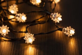 Jouluvalo valoketju 40 LED - Retro meripihka (8 m), Finnlumor