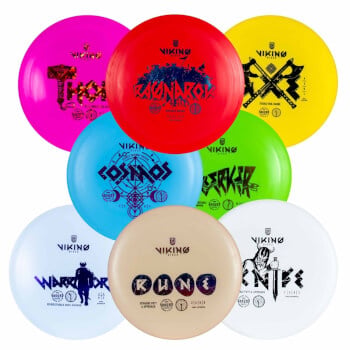 Frisbeegolfkiekkosetti Ground, 8 kiekkoa, Viking Discs