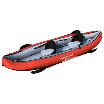 Ilmat&auml;ytett&auml;v&auml; kajakki Pro, 2 henkil&ouml;&auml;, Solar Marine