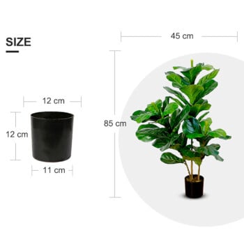 Tekokasvi Fiddle-Leaf Fig 85 cm, Lykke