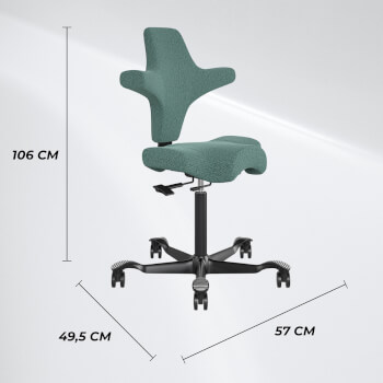 Ergonominen työtuoli Comfort, Lykke