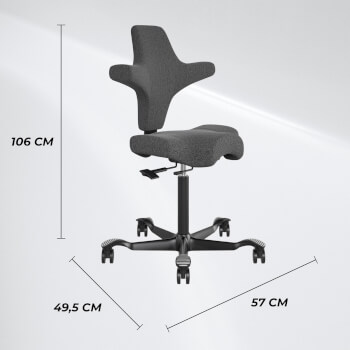 Ergonominen työtuoli Comfort, Lykke