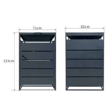 Roskakatos Premium 71 x 82 x 121 cm, Fornorth