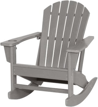 Keinutuoli Adirondack harmaa, 4 Living