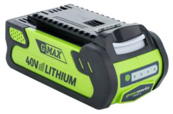 Akkuk&auml;ytt&ouml;inen pensasleikkuri 40 V, Greenworks - Akku 40 V 2 Ah G-MAX Li-Ion