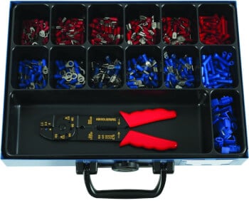 Liitinlajitelma ja liitinpihdit 525 os. F&ouml;rch