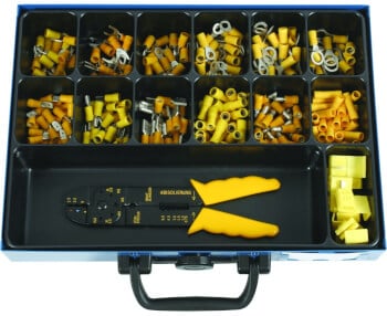 Liitinlajitelma ja liitinpihdit 260 os. F&ouml;rch