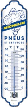 Lämpömittari Michelin Pneus & Services 6,5 x 28 cm, Nostalgic Art