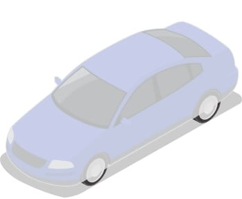 Auton kokopeite Volvo S40 II sedan (2004-2012), Silvertop