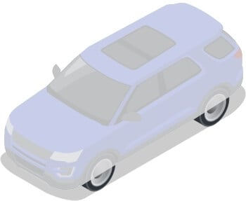 Auton kokopeite Volkswagen T-Roc (2017-2023), Silvertop