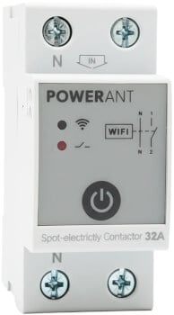 P&ouml;rssis&auml;hk&ouml;kytkin DIN-kiskoon 32 A, Powerant