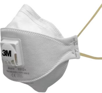 Hengityssuojain, Aura 9300+ FFP2 (10 kpl), 3M