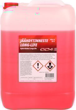 J&auml;&auml;hdytinneste, punainen, 10 l, GO4