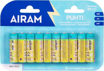 AA-paristo PUHTI LR6, 10 kpl, Airam