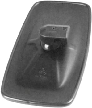 Peili 427 x 232 mm, kupera