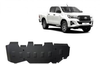 Pohjapanssari polttoainetankille Toyota Hilux Invincible (2021➟), terästä