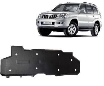 Pohjapanssari polttoainetankille Toyota Land Cruiser 120 (2002-2009), terästä