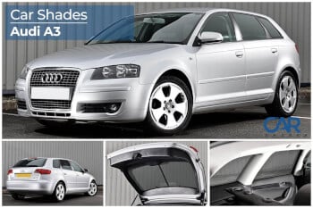 Häikäisysuojasarja Audi A3 Typ 8), 5 ovinen (2003-2012), Car Shades