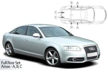 Häikäisysuojasarja Audi A6 C6, 4 ovinen (2004-2011), Car Shades