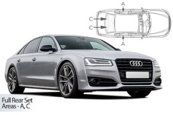 Häikäisysuojasarja Audi A8 Typ 4H, 4 ovinen (2011-2017), Car Shades