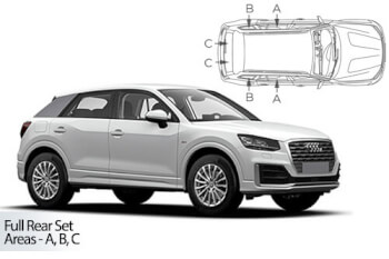 Häikäisysuojasarja Audi Q2 5-ovinen (2016➟), Car Shades