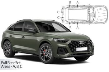 Häikäisysuojasarja Audi Q5 Sportback, 5 ovinen (2021➟), Car Shades