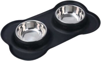 Ruokakuppisetti silikonimatolla, Bass